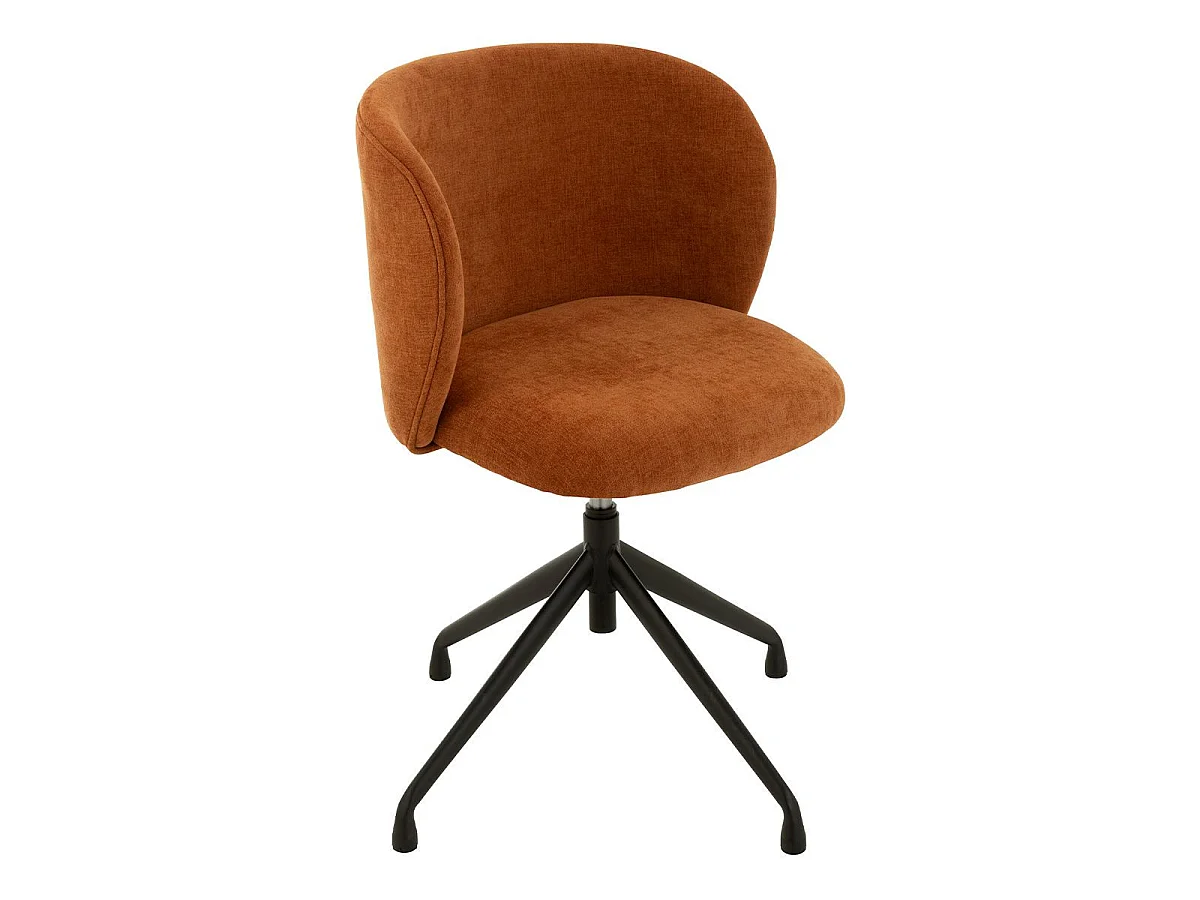 Chaise Pivotante Design "Gena" 56cm Rouille