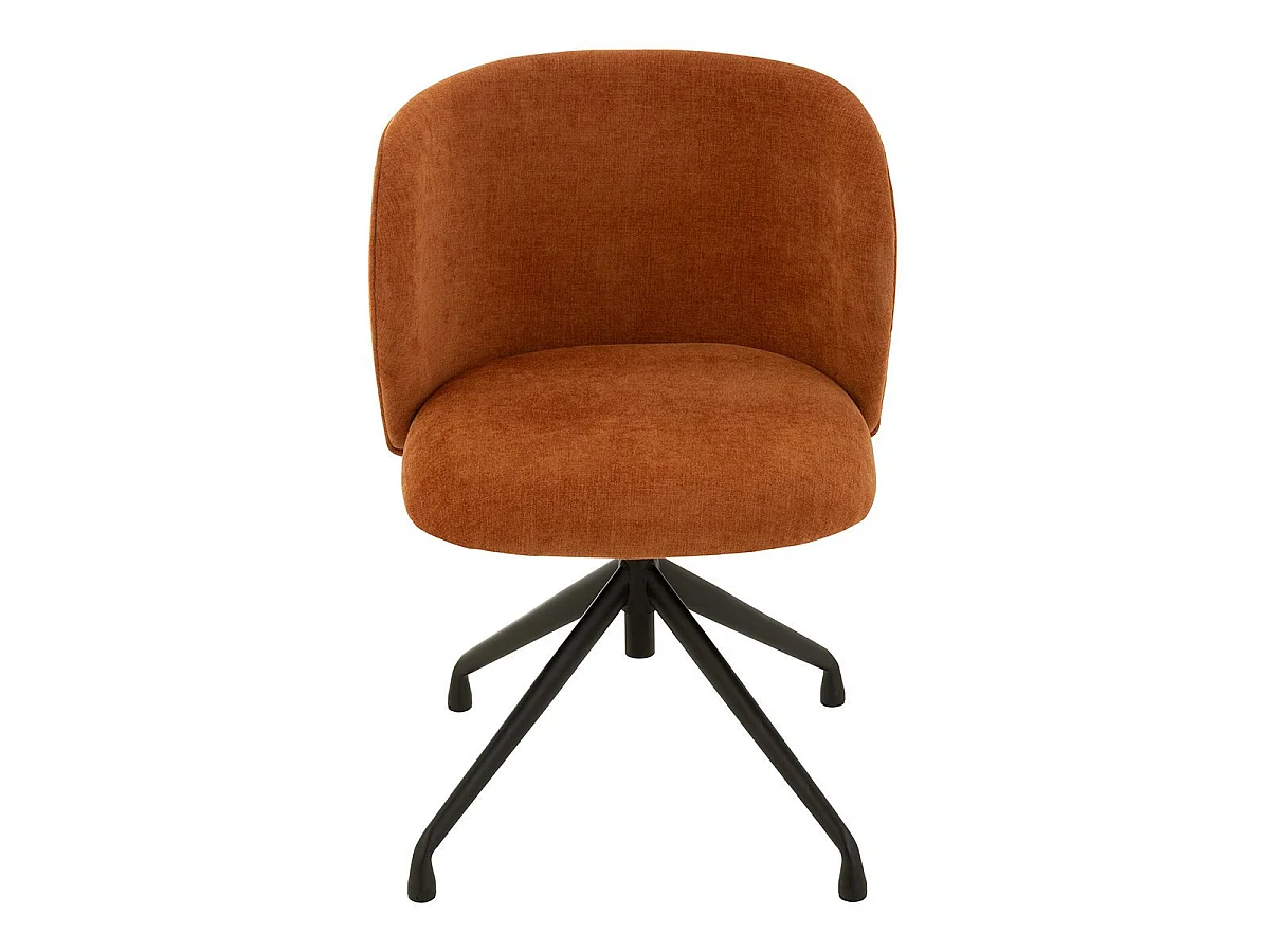 Chaise Pivotante Design "Gena" 56cm Rouille
