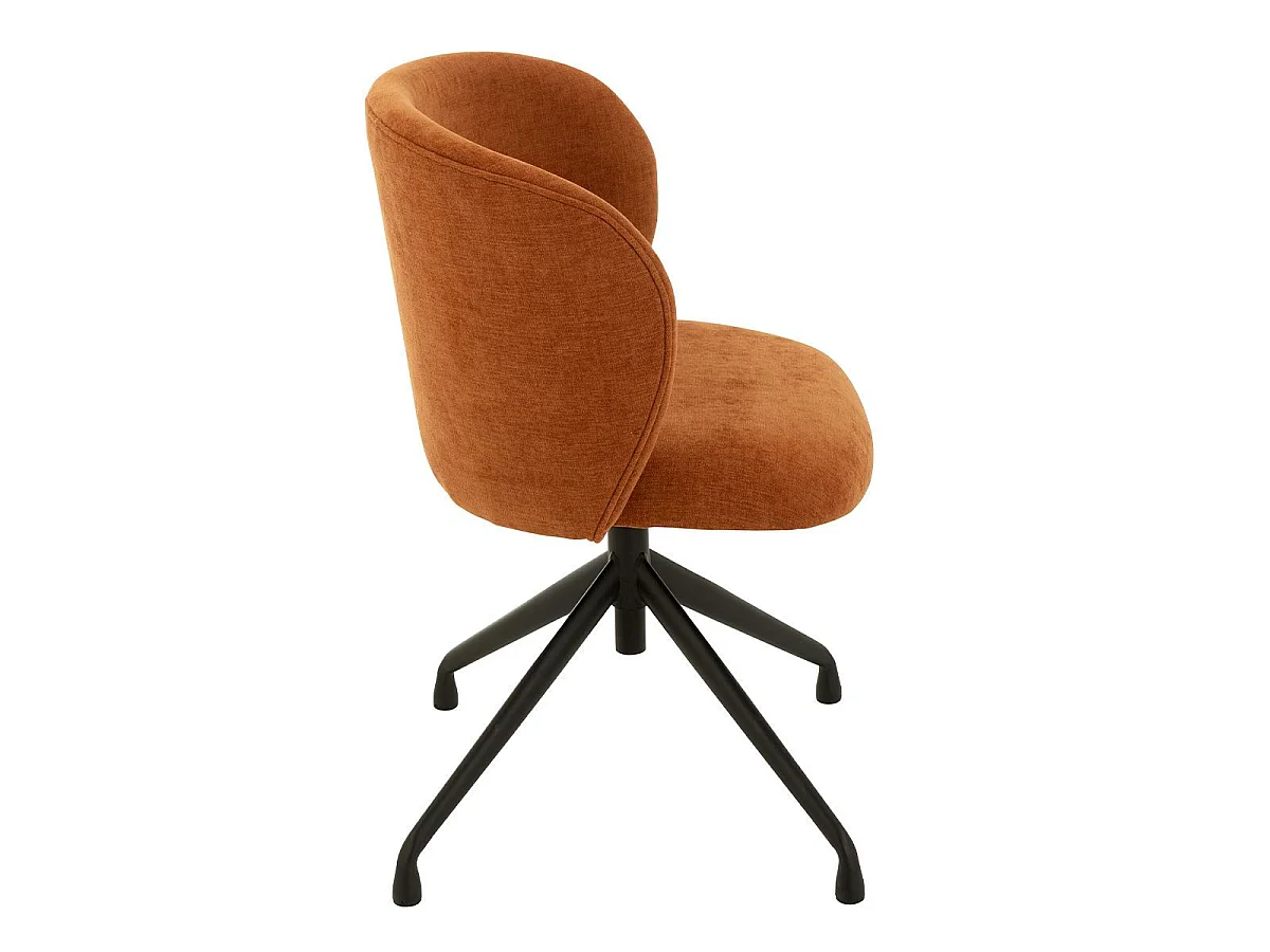 Chaise Pivotante Design "Gena" 56cm Rouille