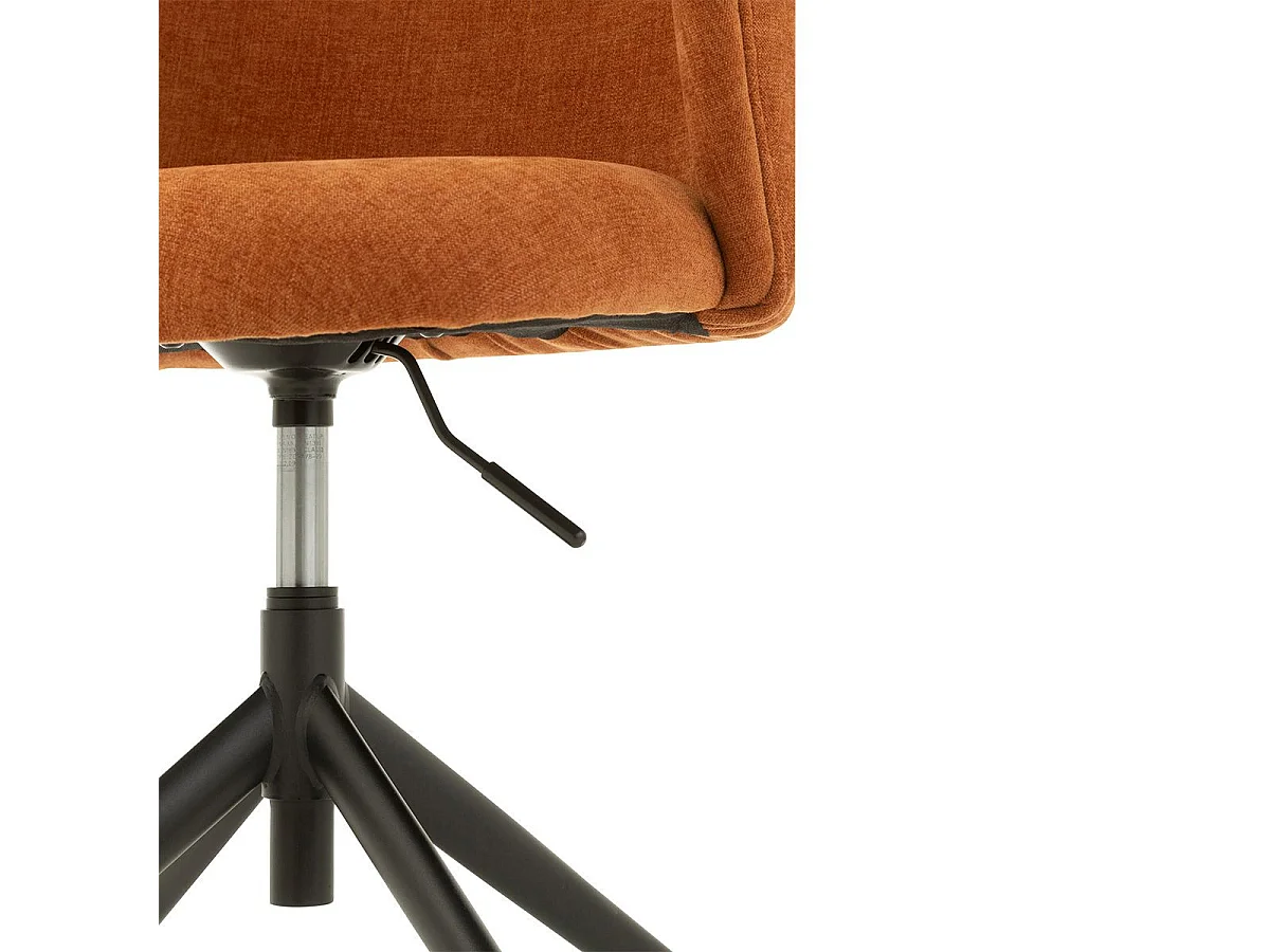 Chaise Pivotante Design "Gena" 56cm Rouille