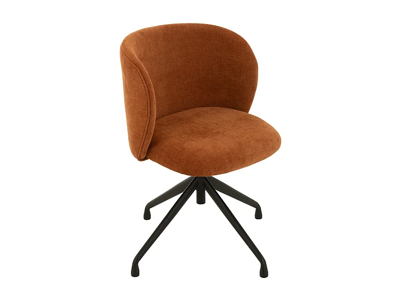 Chaise Pivotante Design "Gena" 56cm Rouille