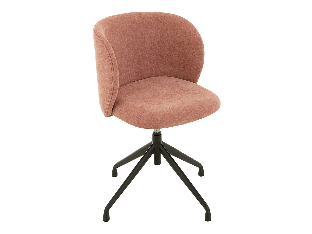 Chaise Pivotante Design "Gena" 56cm Rose Clair