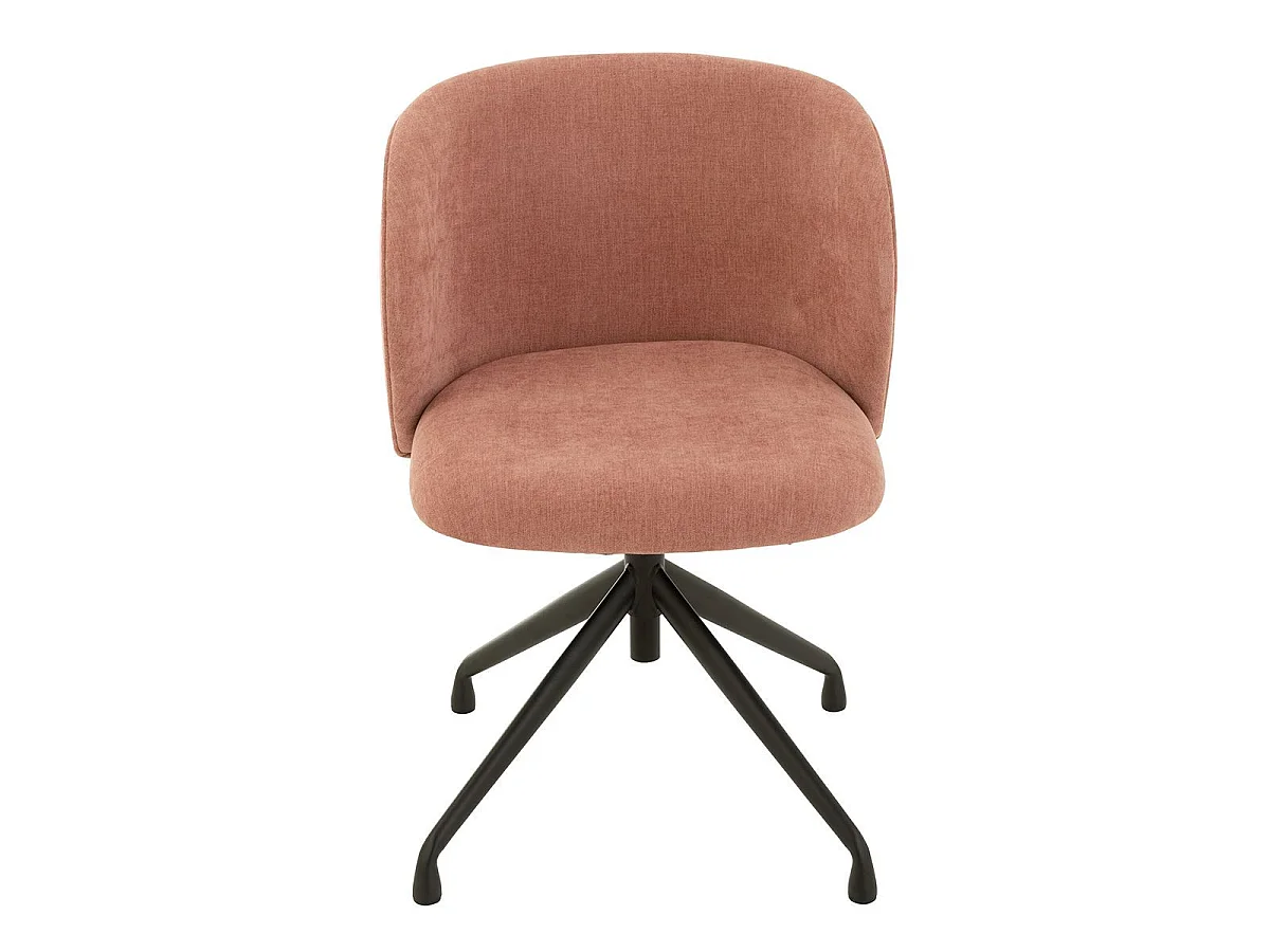 Chaise Pivotante Design "Gena" 56cm Rose Clair