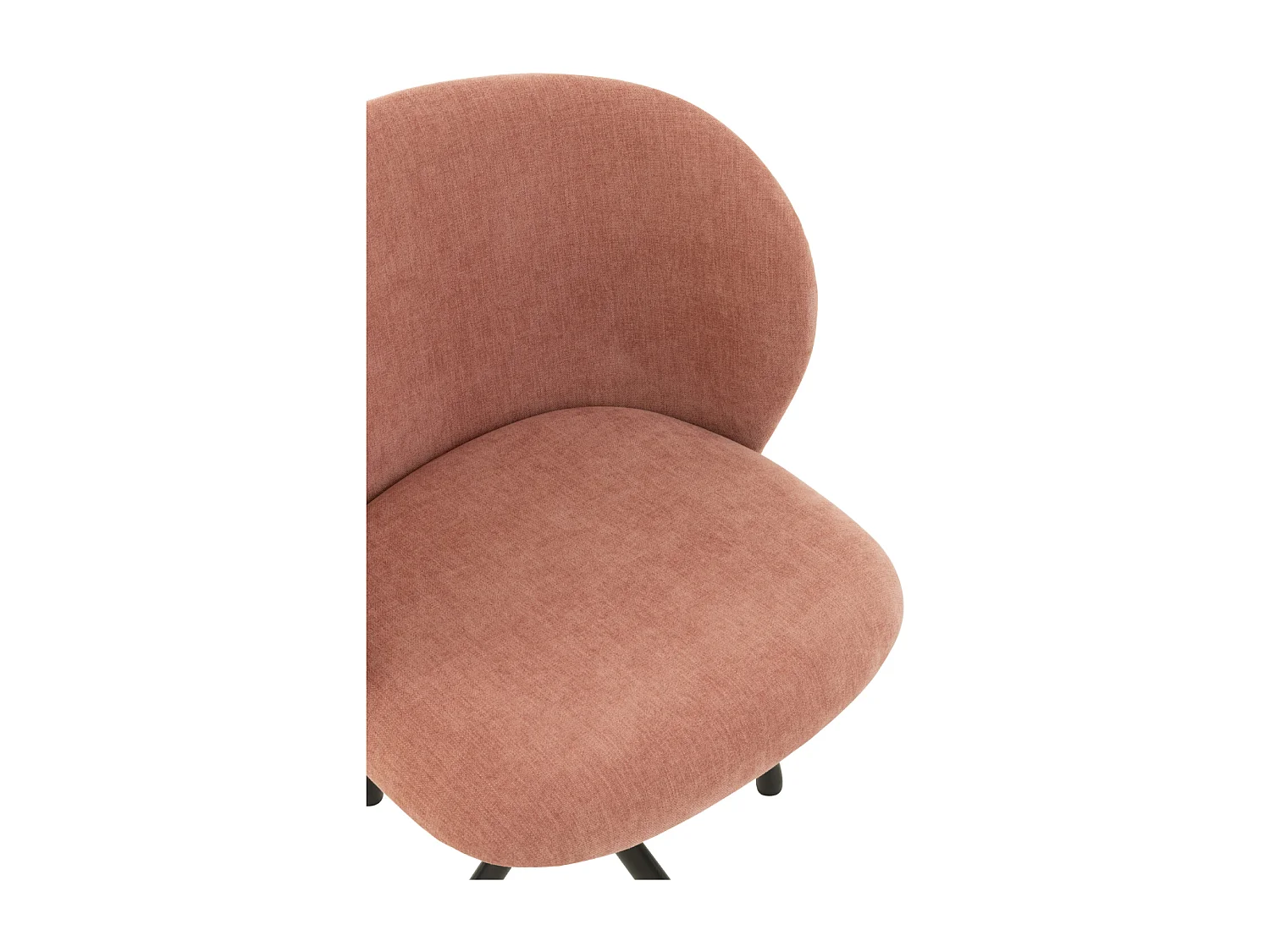Chaise Pivotante Design "Gena" 56cm Rose Clair
