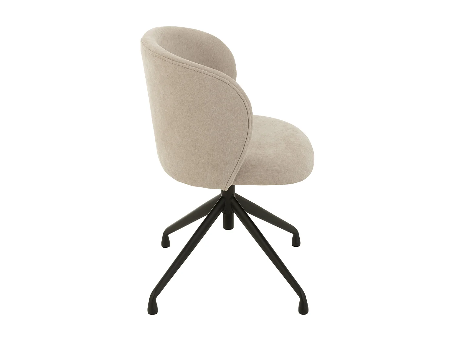 Chaise Pivotante Design "Gena" 56cm Beige