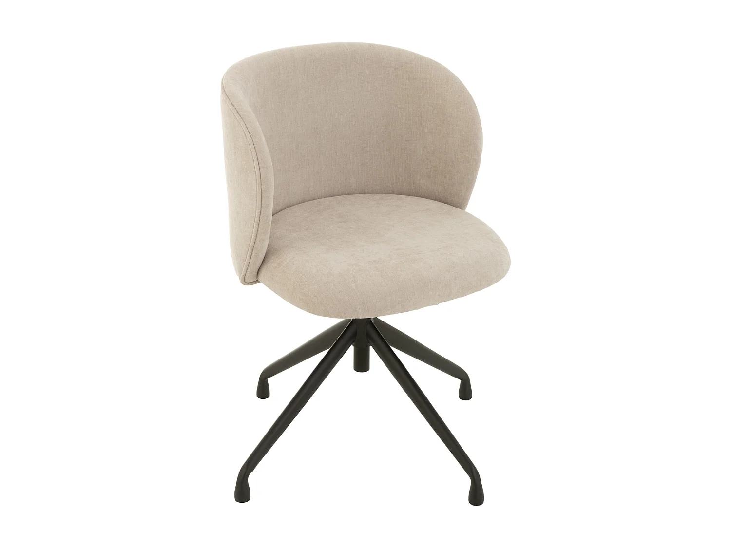 Chaise Pivotante Design "Gena" 56cm Beige