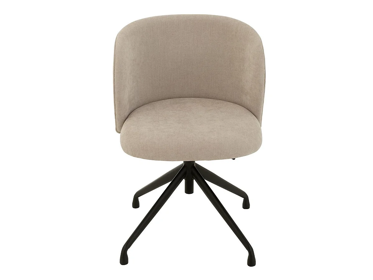 Chaise Pivotante Design "Gena" 56cm Beige