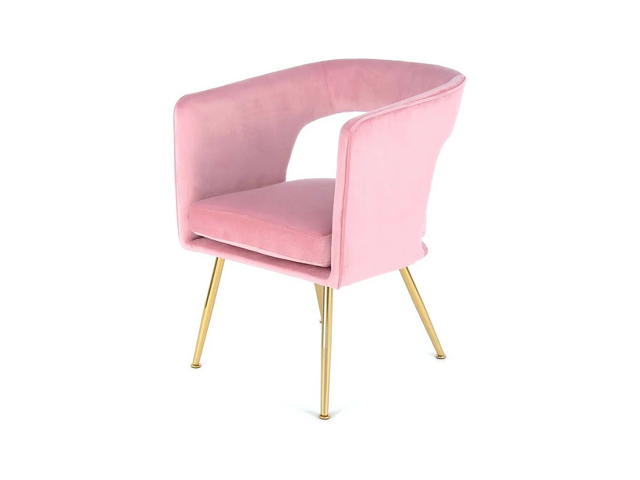 Chaise Design "Jolene" 77cm Rose