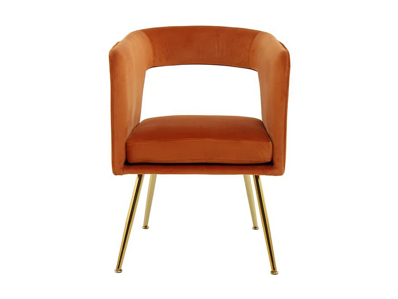 Chaise Design "Jolene" 77cm Orange