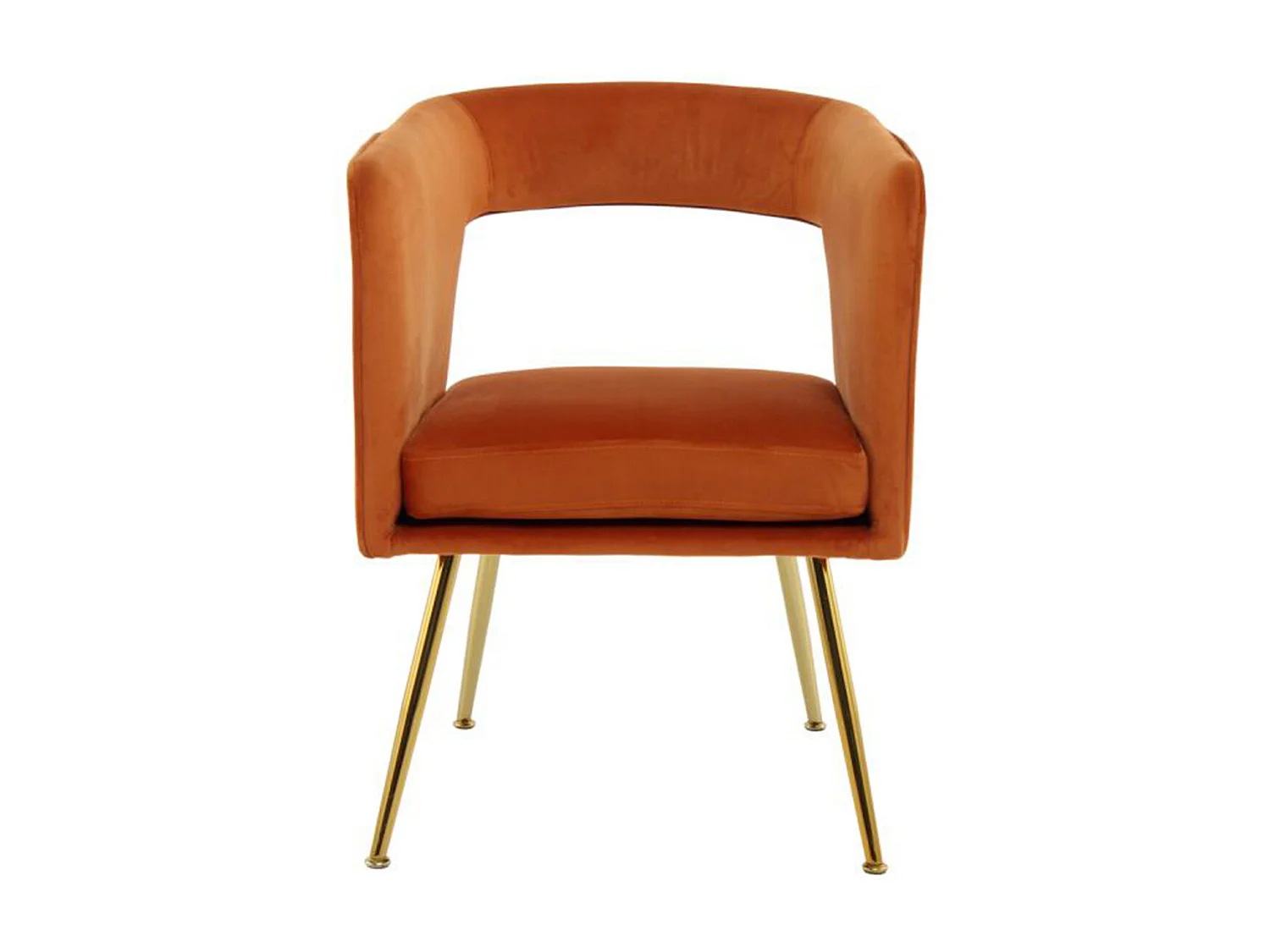 Chaise Design "Jolene" 77cm Orange