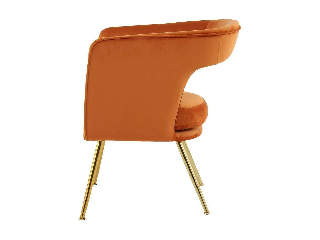 Chaise Design "Jolene" 77cm Orange