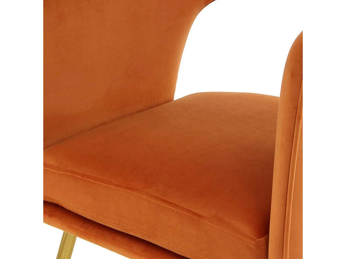 Chaise Design "Jolene" 77cm Orange