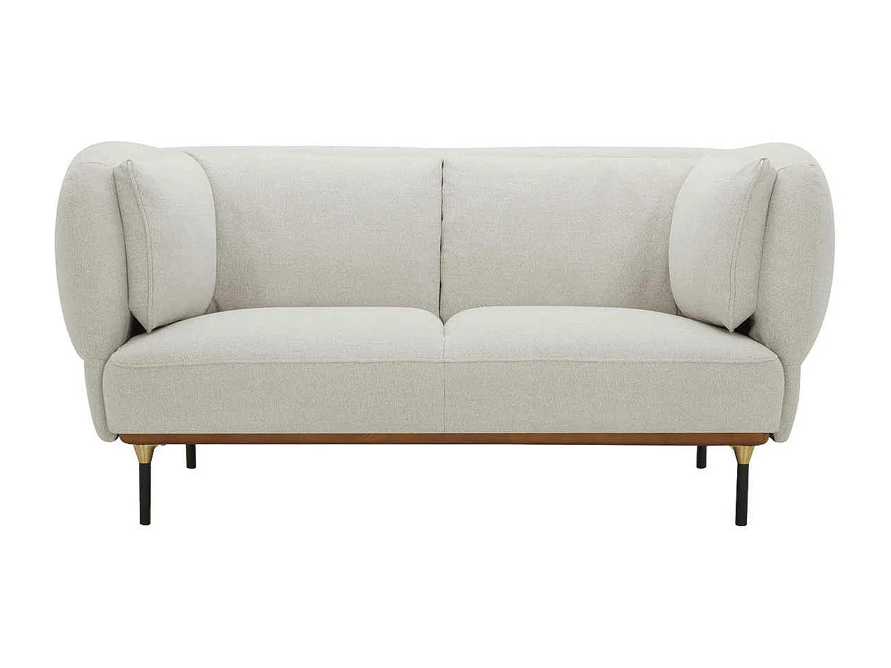 Canapé 2 Places Design "Isée" 172cm Gris Clair