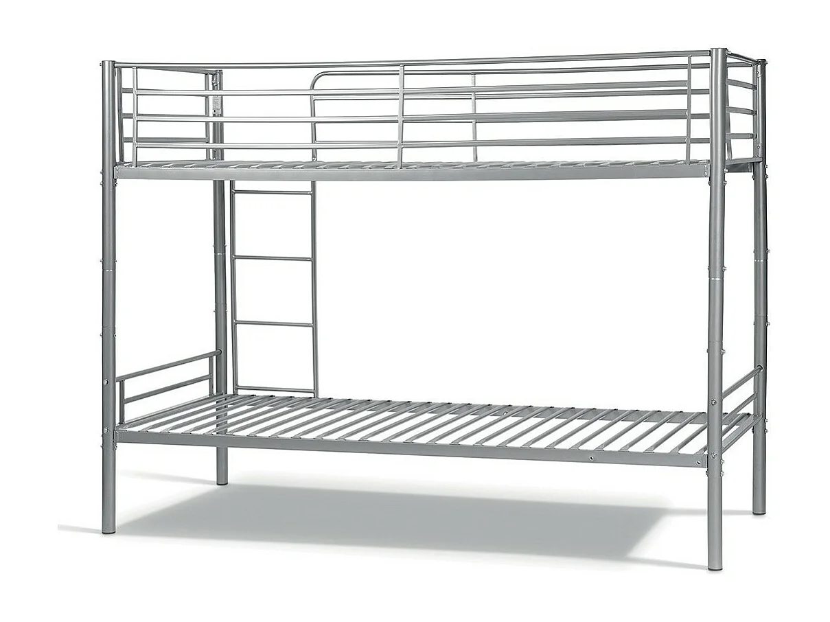 Metall-Etagenbett 90x200 cm SAMmy, Farbe Grau
