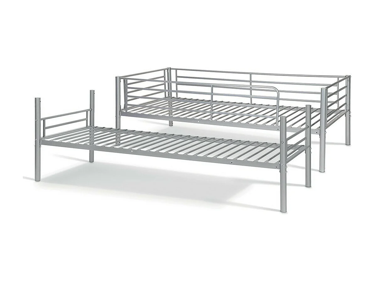 Metall-Etagenbett 90x200 cm SAMmy, Farbe Grau