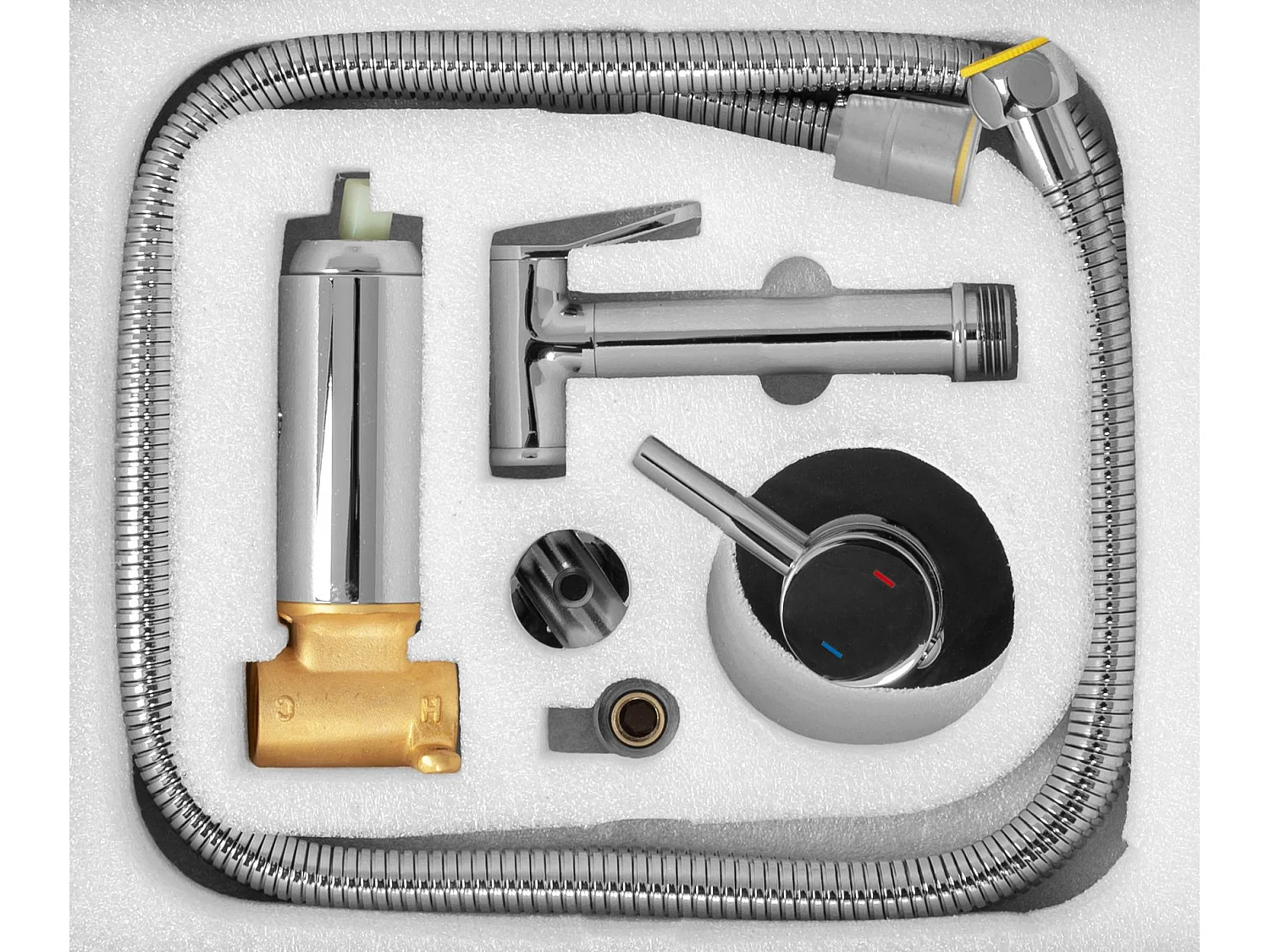 Bidetarmatur Rea Loop Lungo Chrome