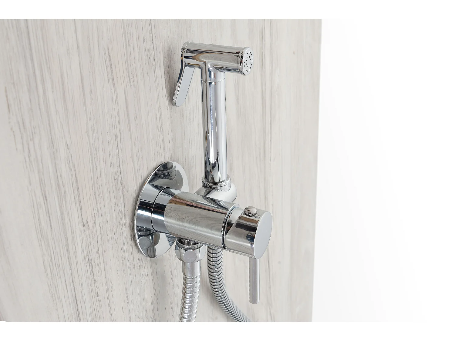 Robinet De Bidet Rea Loop Lungo Chrome