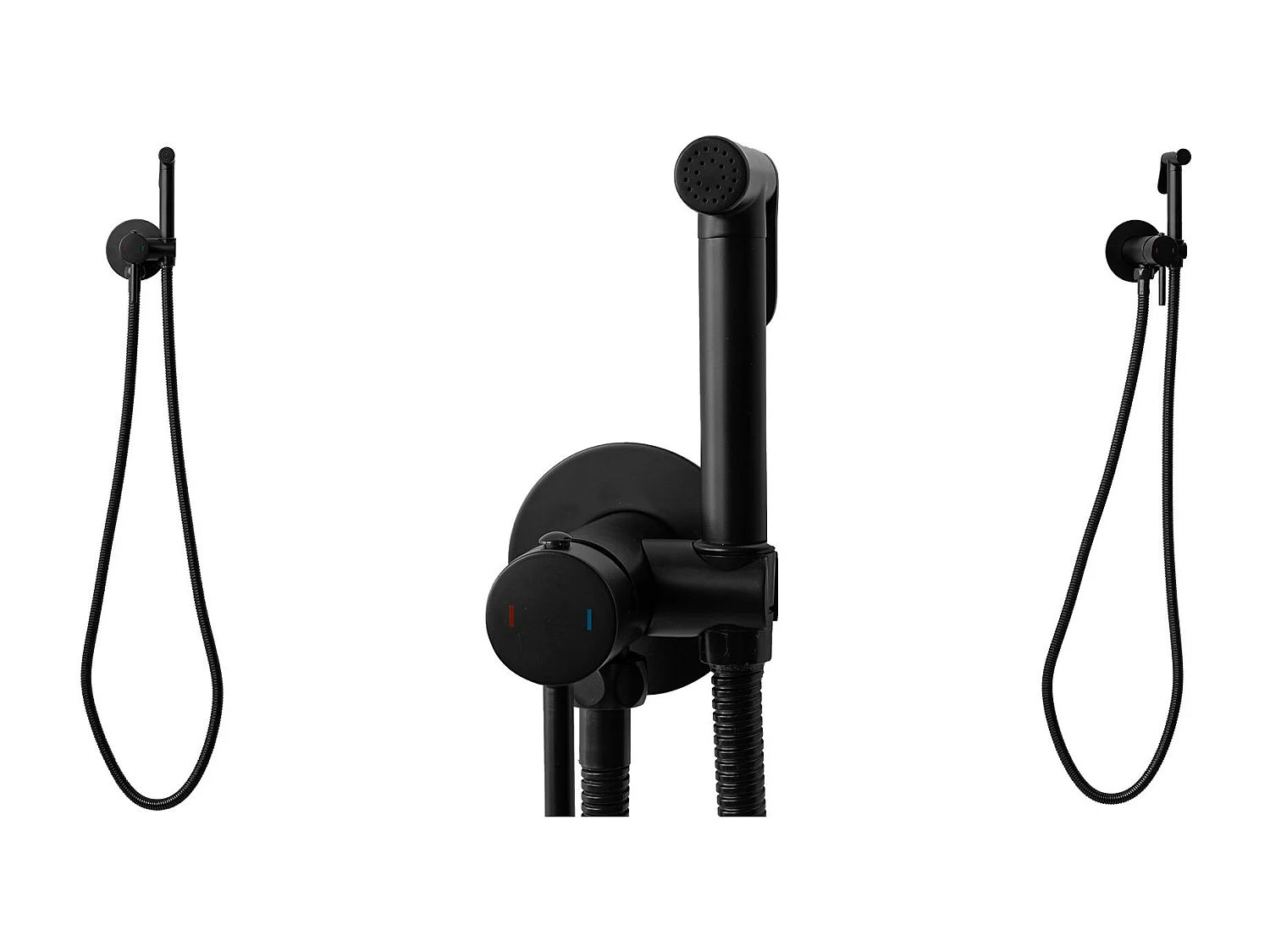 Rubinetto Da Bidet Rea Loop Lungo Black