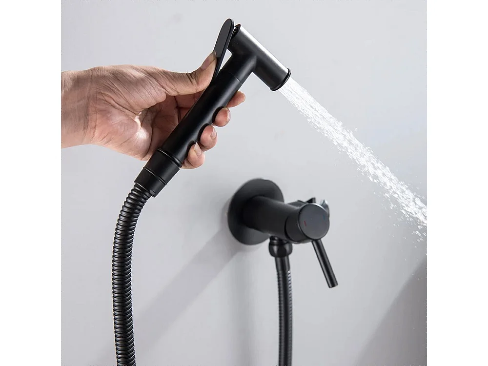 Robinet De Bidet Rea Loop Lungo Black