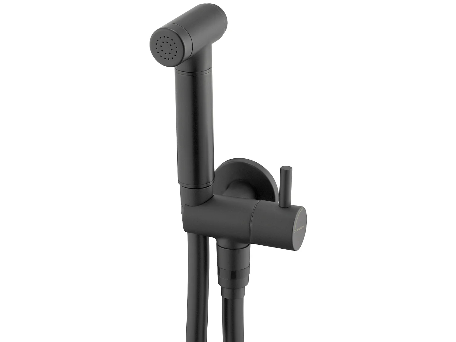 Deante Robinet Bidet Douchette Noir Mural Monocommande