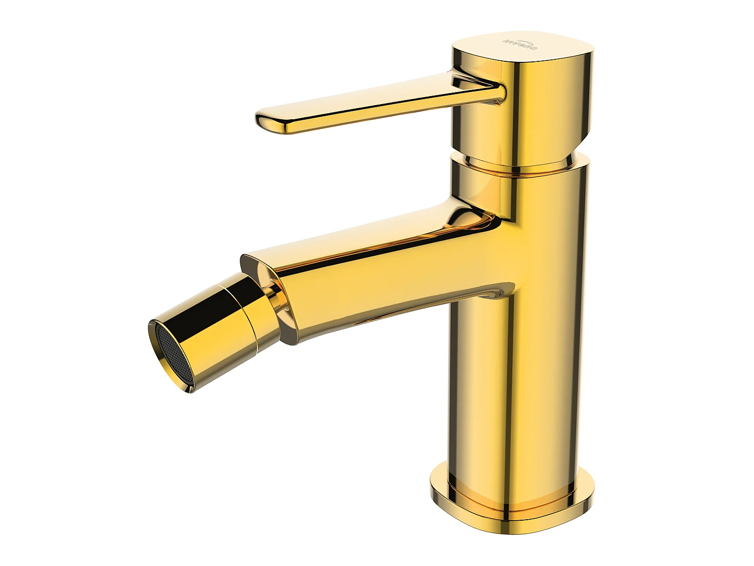 Bidetarmatur Gold Einhebelmischer Glamour