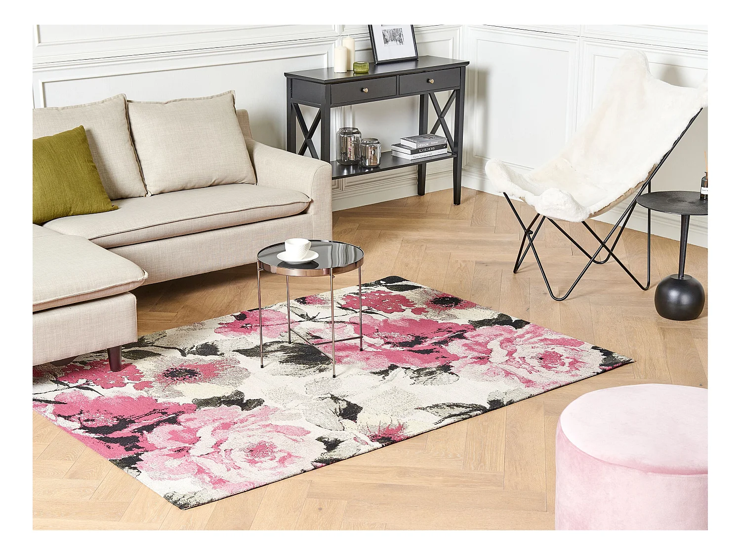 Tappeto cotone multicolore 140 x 200 cm EJAZ