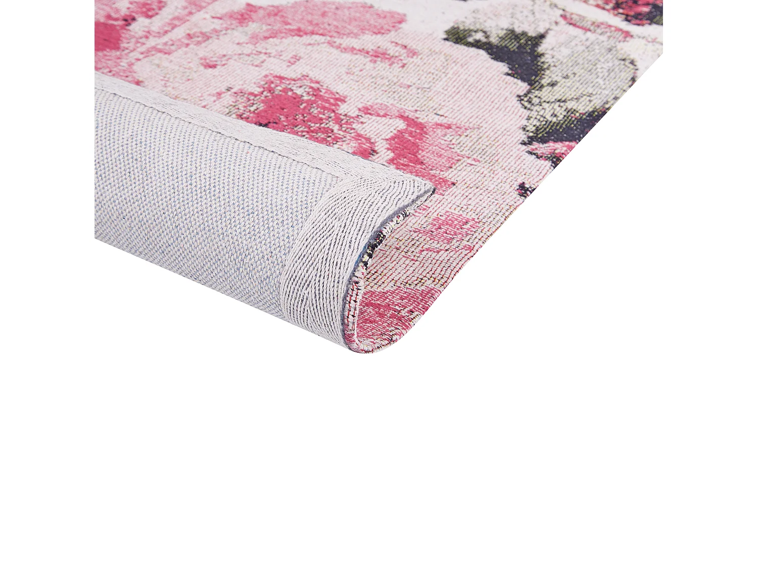 Tapis en coton rose 140 x 200 cm EJAZ