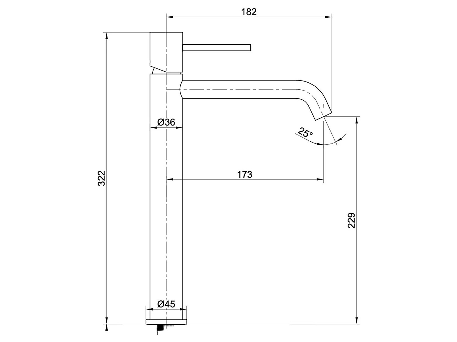 Mitigeur Lavabo Salle de Bain or rose cuivré – Bec Haut Anti-Calcaire – Design Moderne - MONZA IMEX