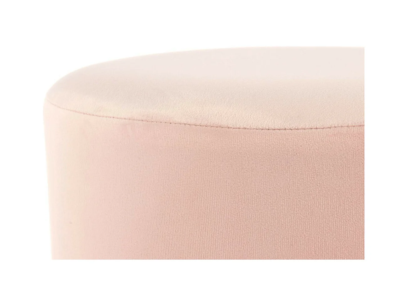 Pouf Rond Design "Gipsy" 46cm Rose