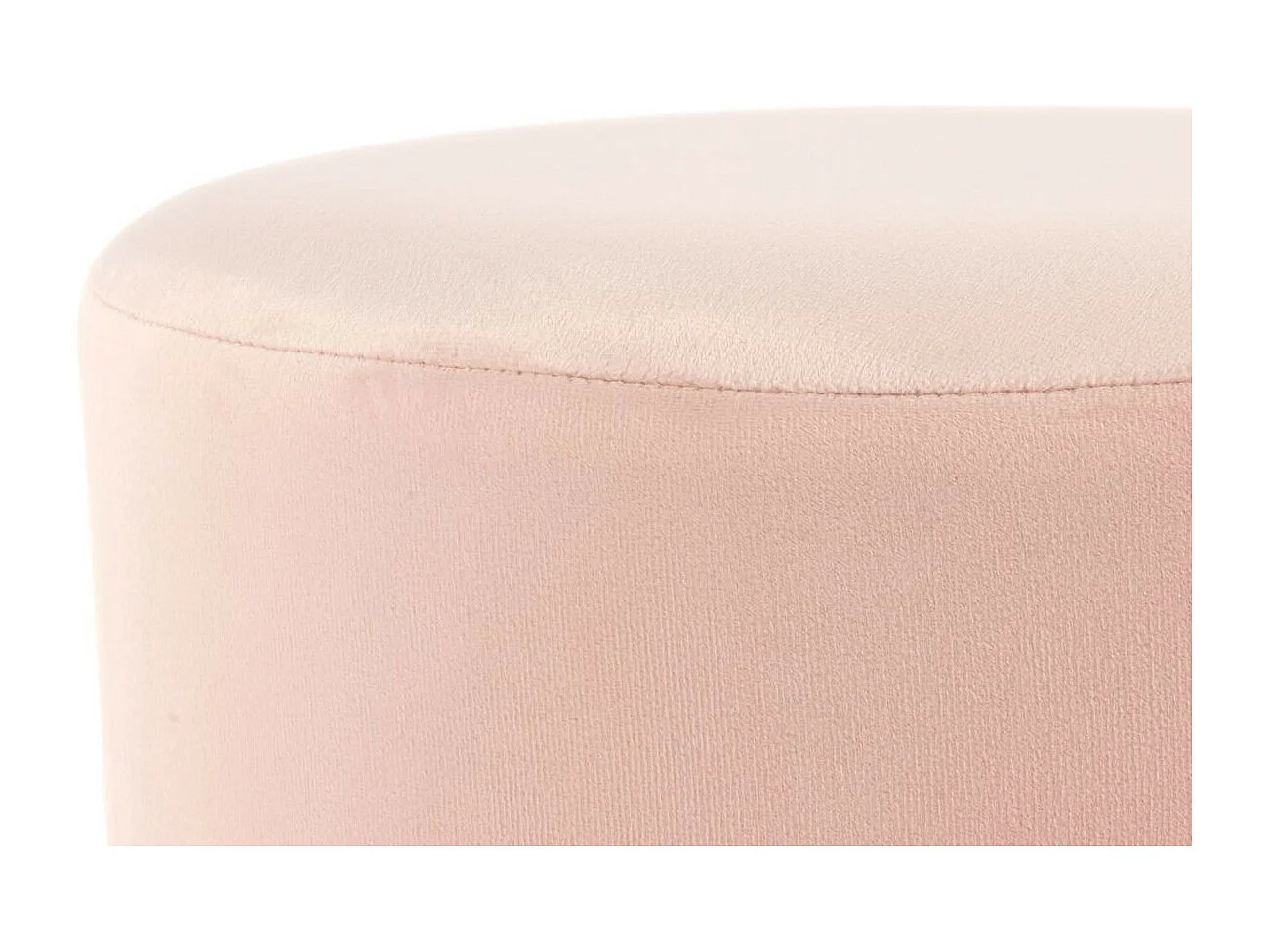 Pouf Rond Design "Gipsy" 46cm Rose