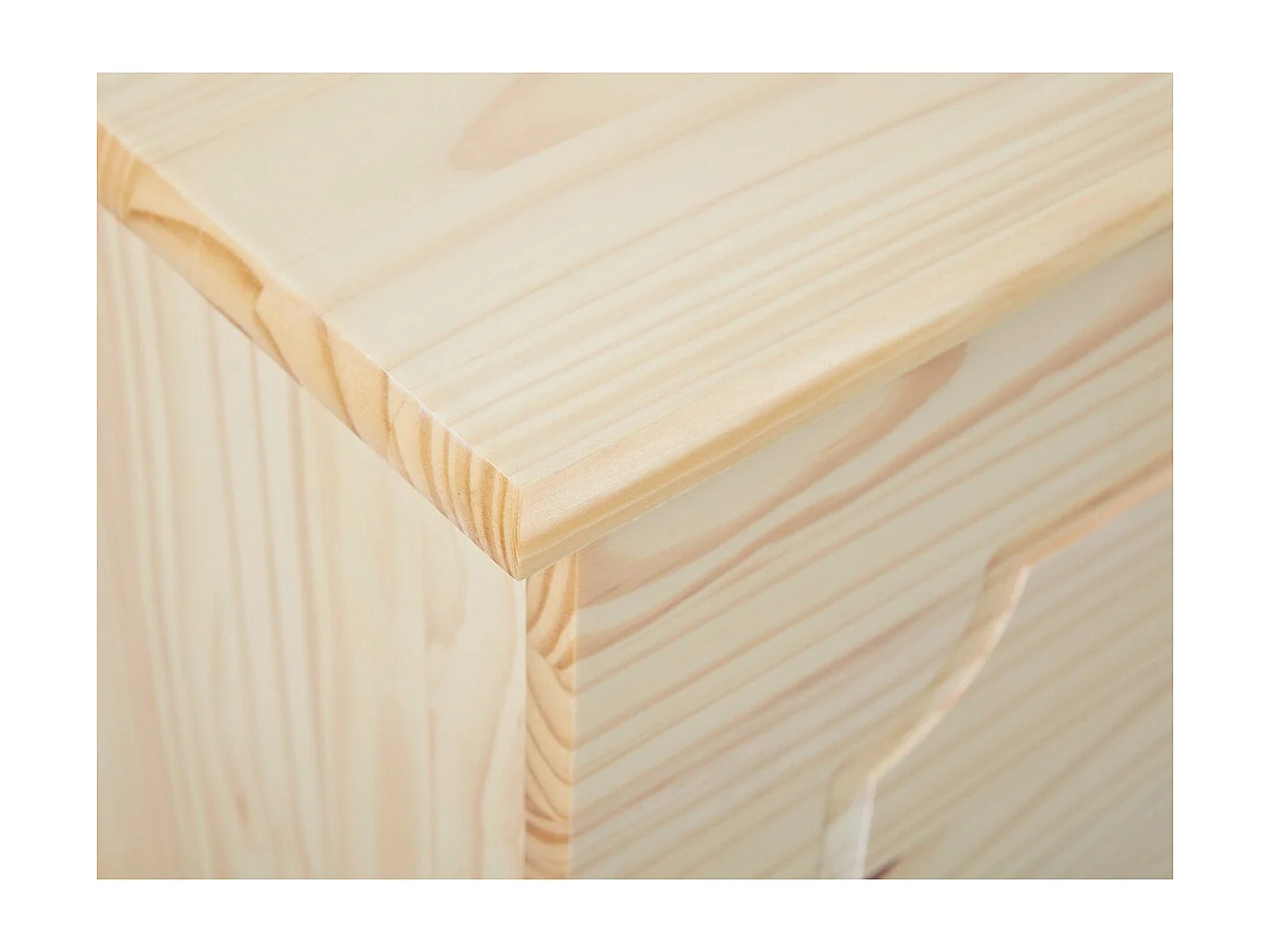 Coffre à Jouets en Bois Massif "Allan" 89cm Naturel