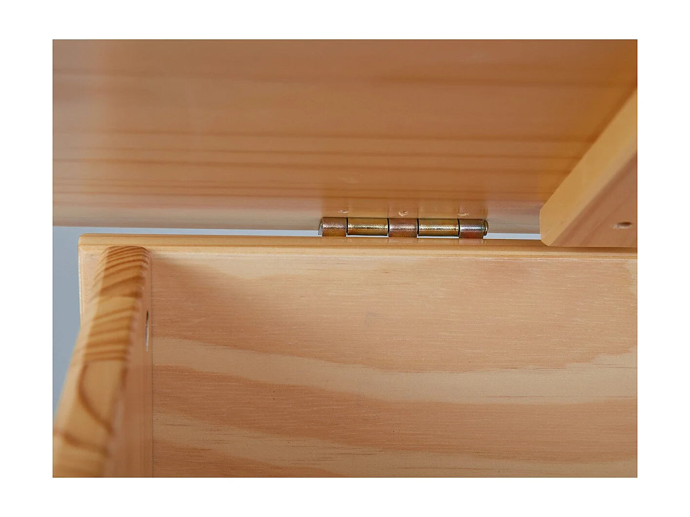 Coffre à Jouets en Bois Massif "Allan" 89cm Naturel