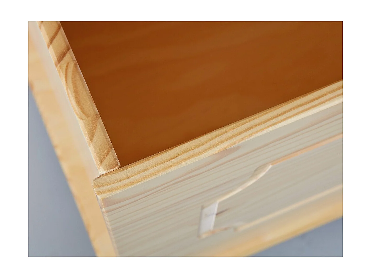 Coffre à Jouets en Bois Massif "Allan" 89cm Naturel