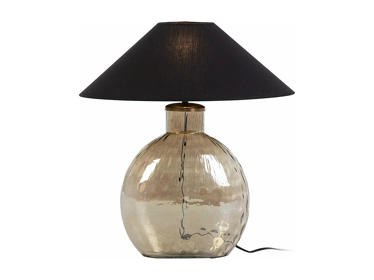 Lampe de Table Verre Gris