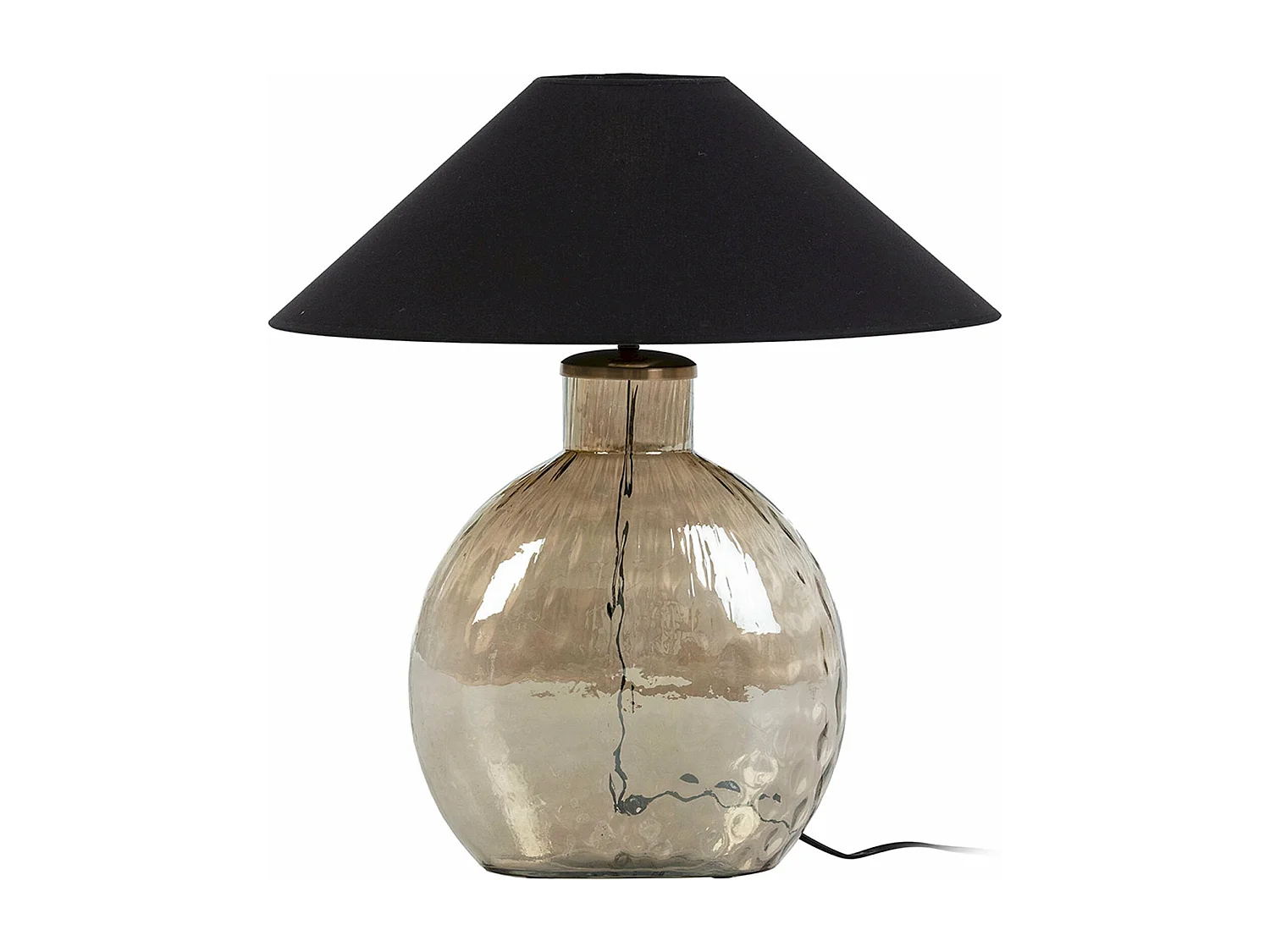 Lampe de Table Verre Gris