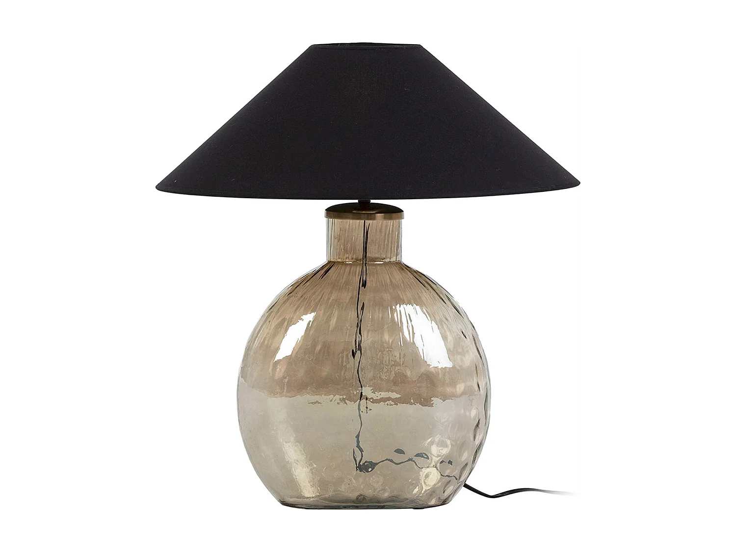 Lampe de Table Verre Gris
