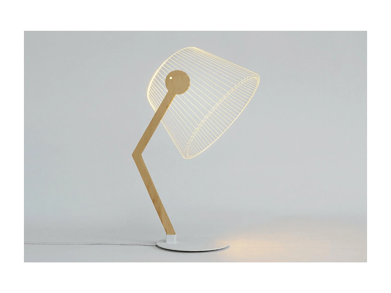 Lampe bulbing ziggy 3D lumière LED