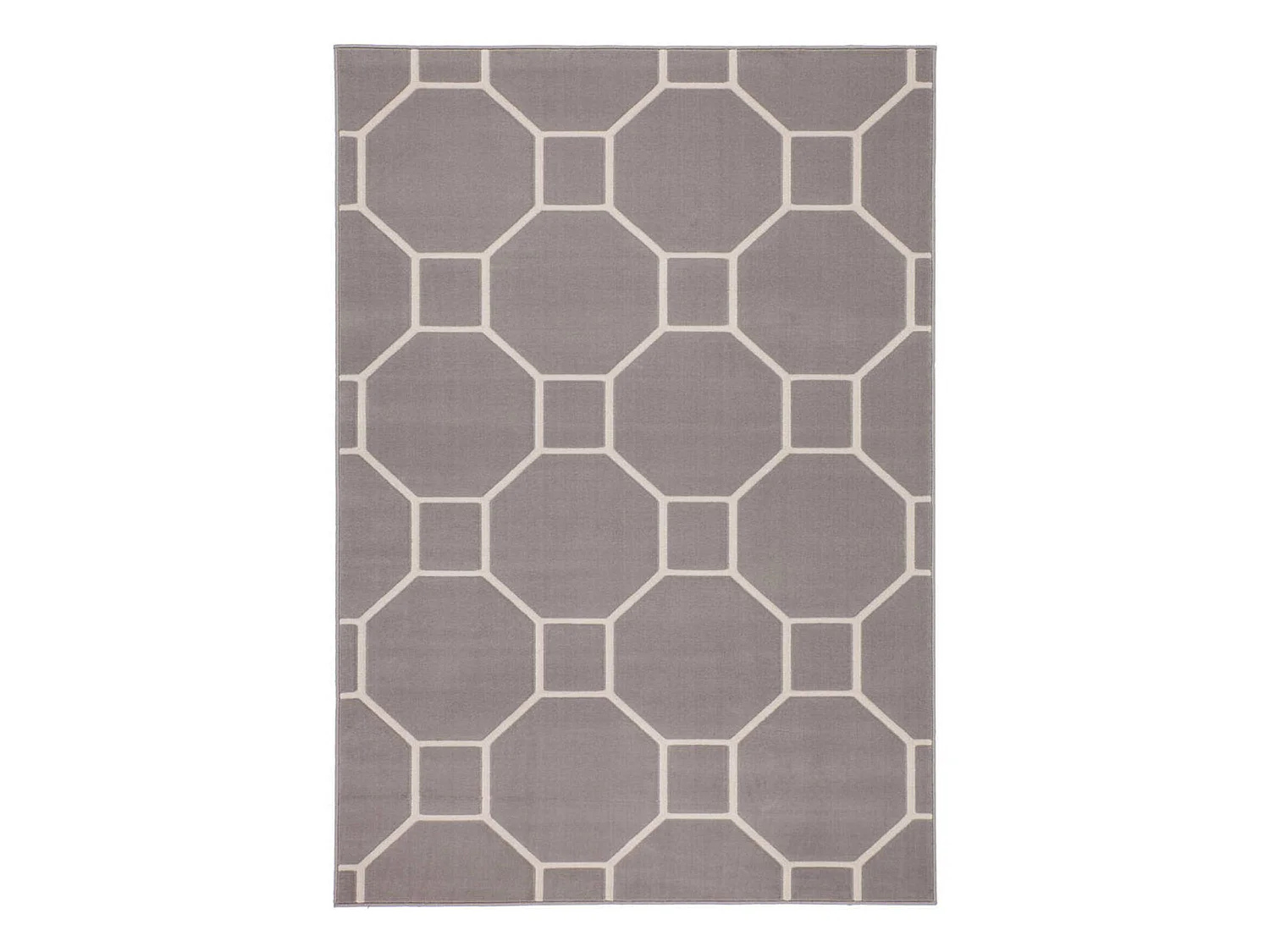 Tapis tissé lina 100 taupe ivoire - 80 x 150 cm