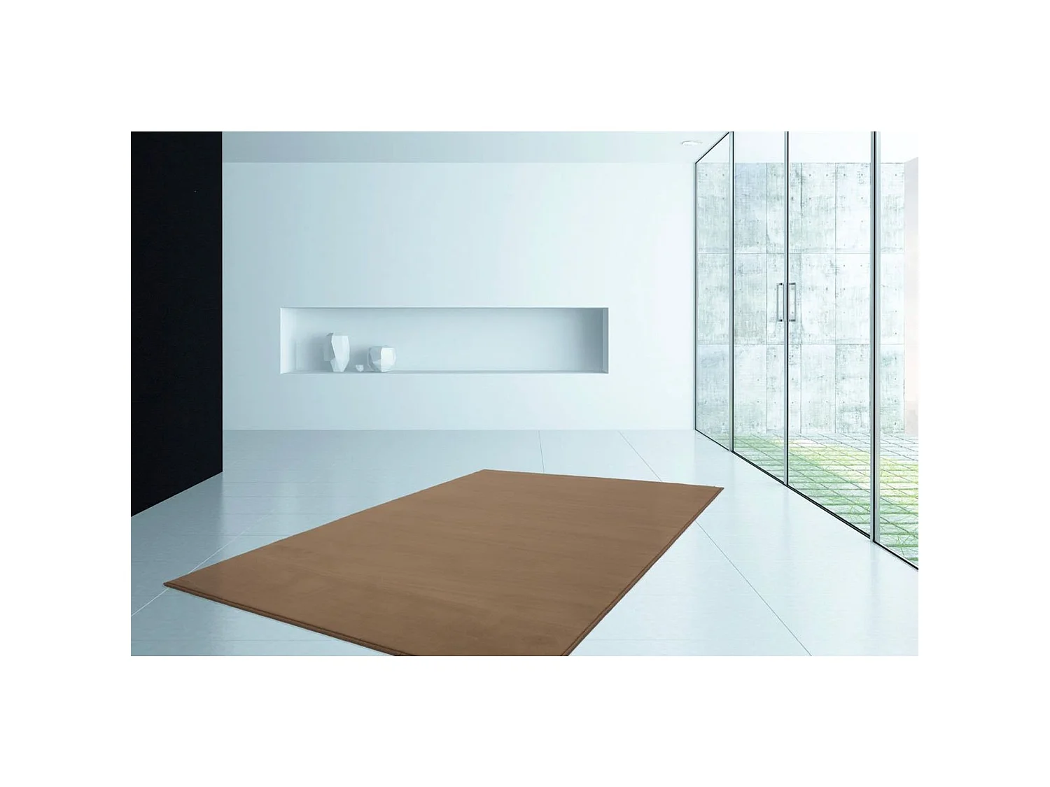 Tapis tissé passage 495 beige - 80 x 150 cm