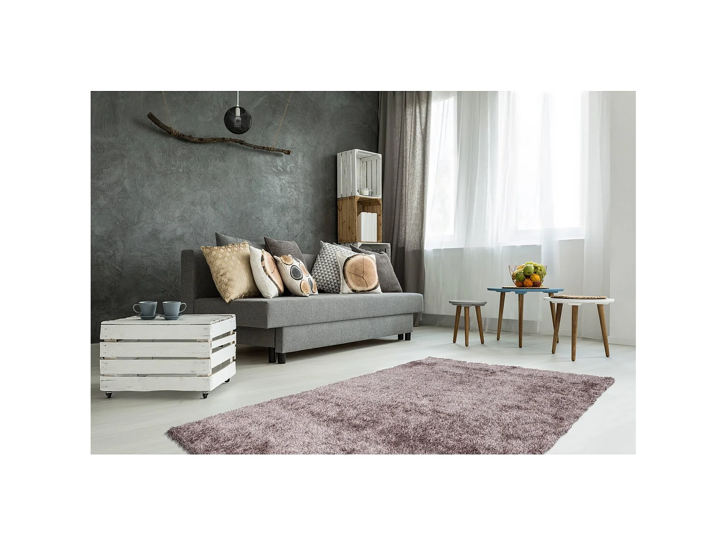 Tapis diamant 700 taupe - 200 x 290 cm