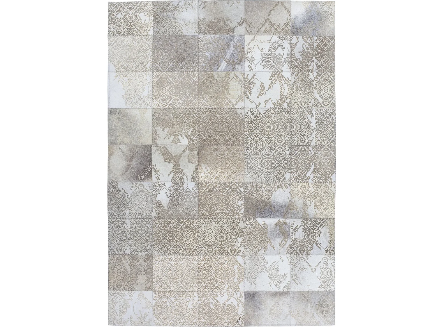 Tapis argent cobra 343 - 75 x 140 cm