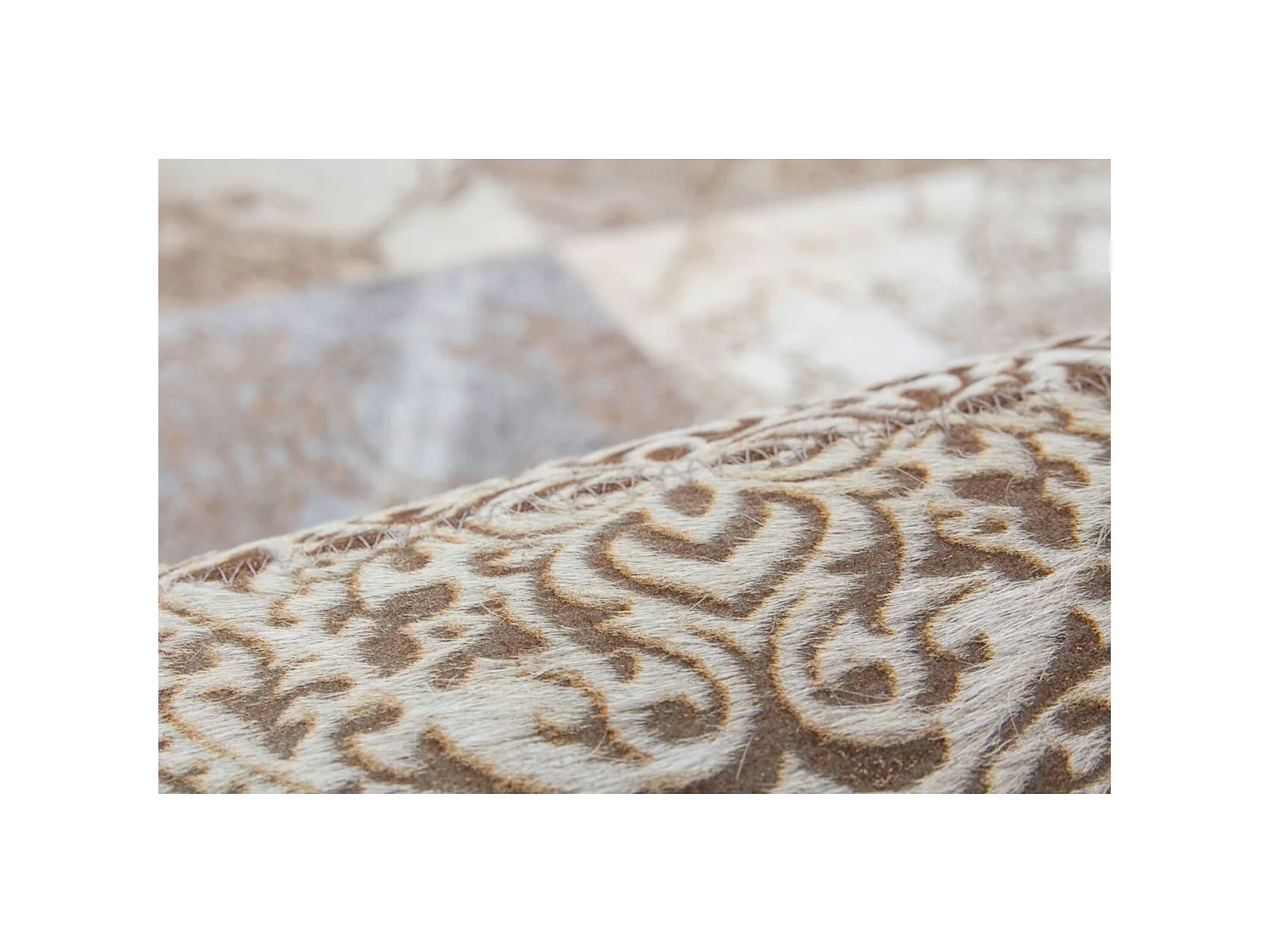 Tapis argent cobra 343 - 75 x 140 cm