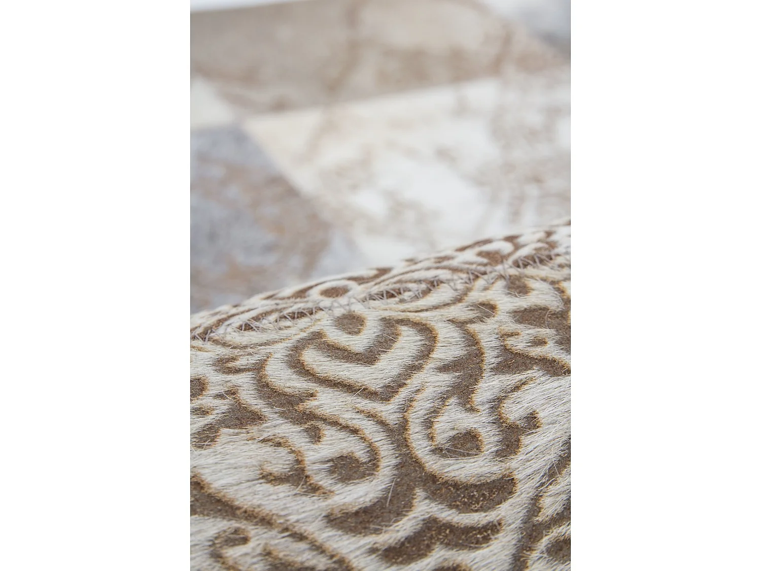 Tapis argent cobra 343 - 75 x 140 cm