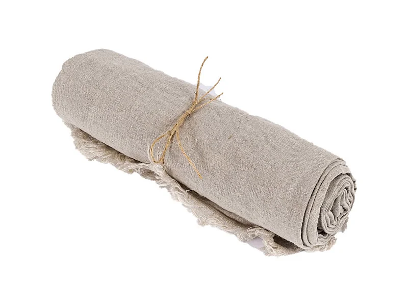 Nappe Lin Élégance Beige Bazar Bizar