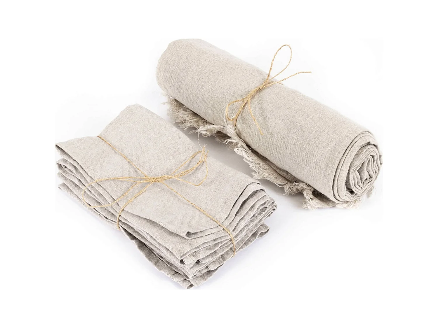 Nappe Lin Élégance Beige Bazar Bizar