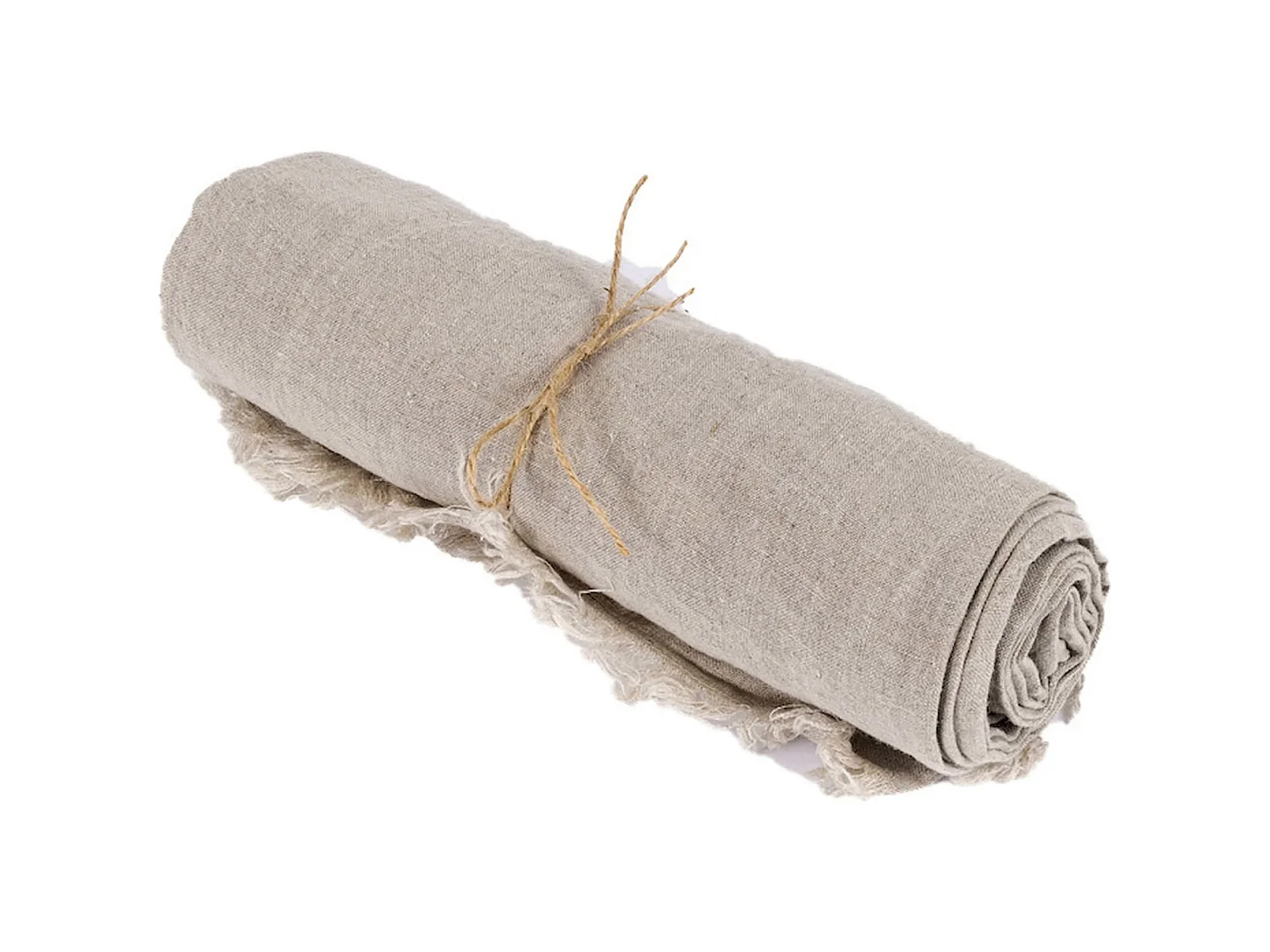 Nappe Lin Élégance Beige Bazar Bizar