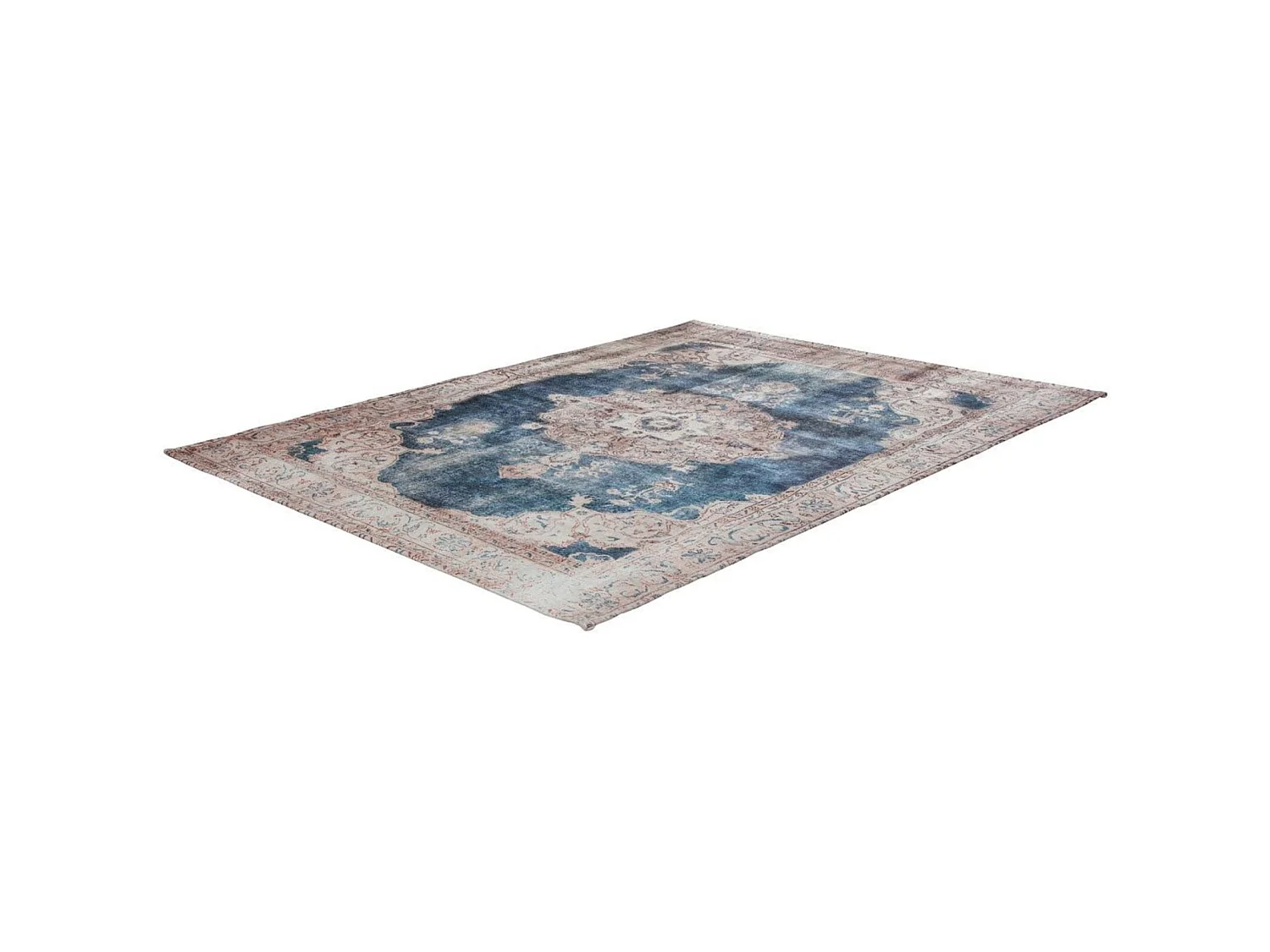 Tapis tissé vintage 8400 crème blau - 200 x 290 cm