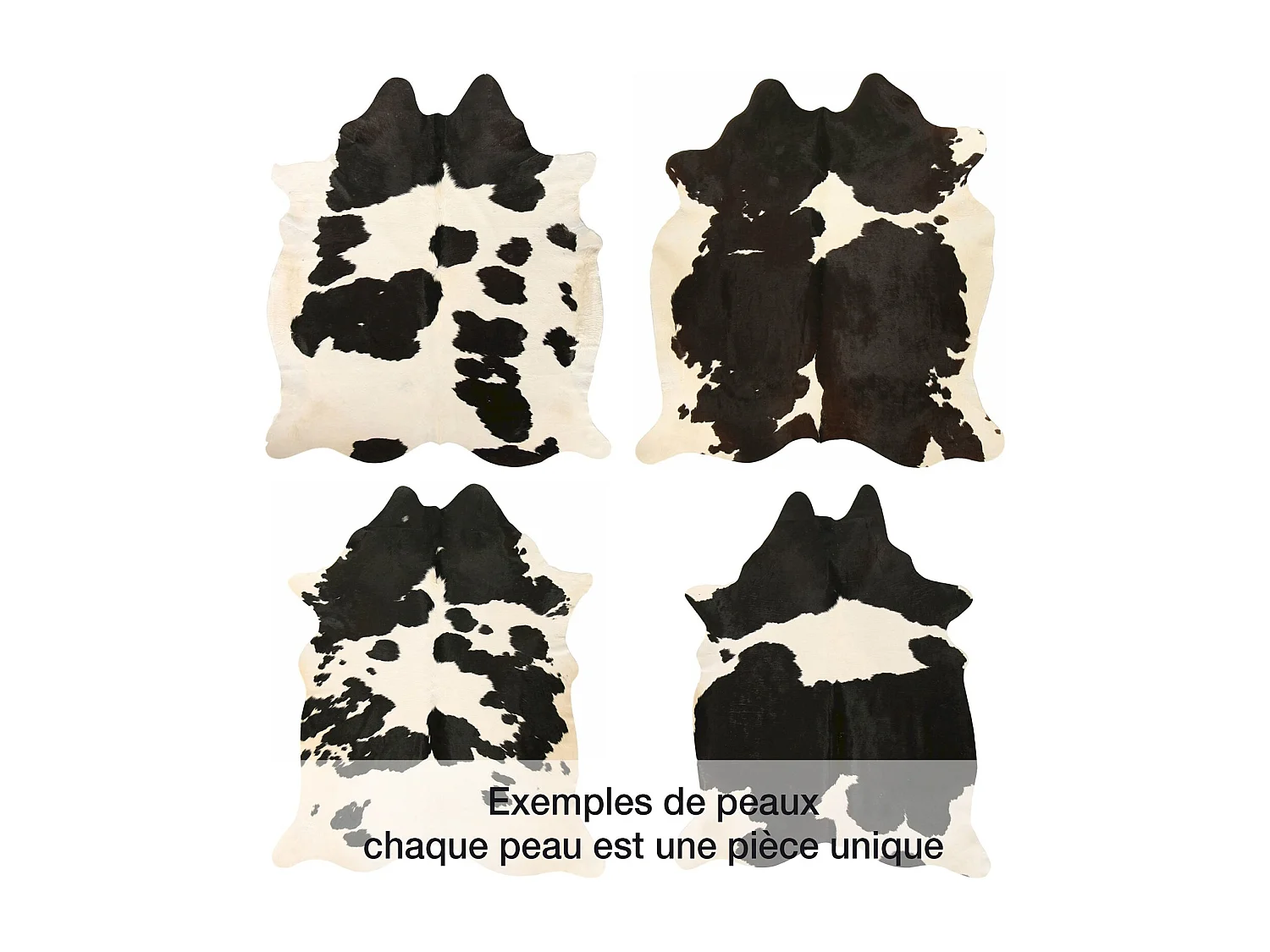 Peau de vache 3-4m2 cow