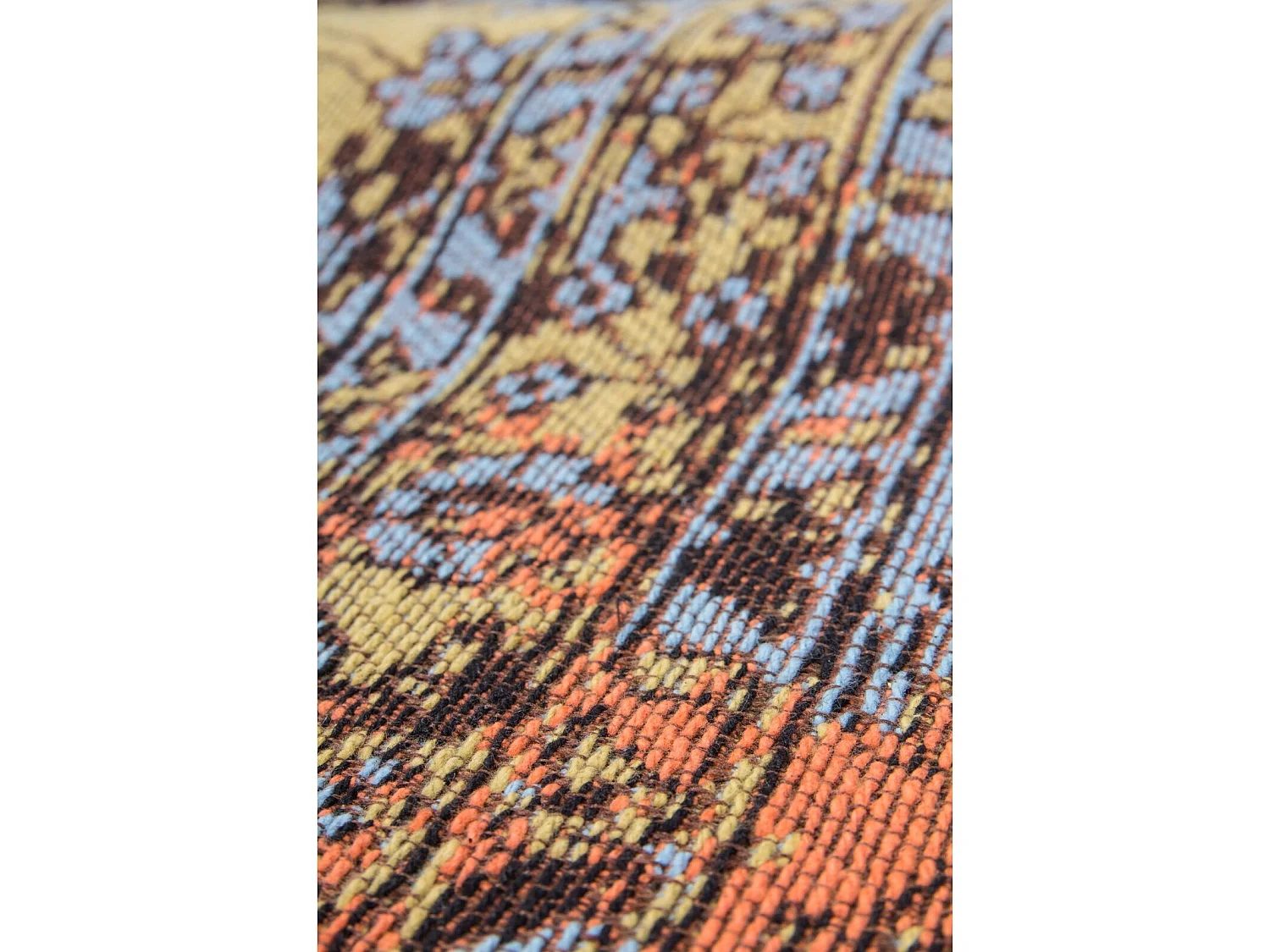 Tapis fait main solitaire 610 multicolore - 80 x 150 cm