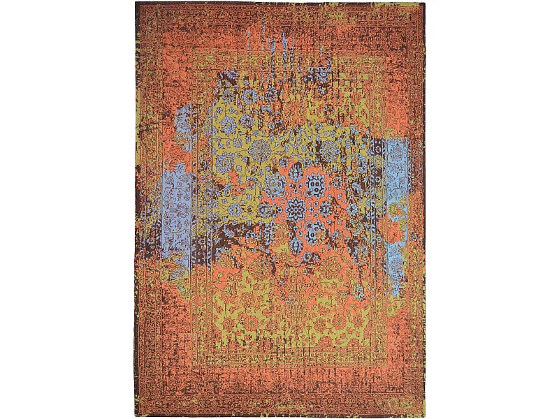 Tapis fait main solitaire 610 multicolore - 80 x 150 cm